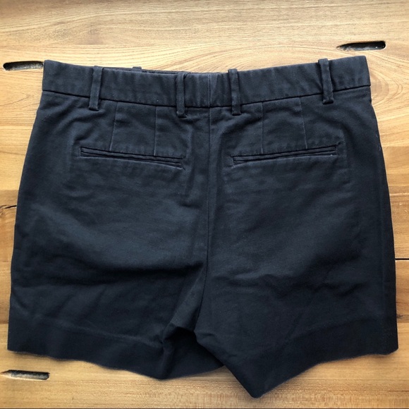 Gap High Rise Tailored Shorts Black Chino - Picture 2 of 10